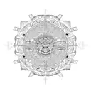 mayas mandala  tattoo design idea