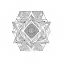 mayas mandala  tattoo design idea