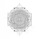 mayas mandala  tattoo design idea