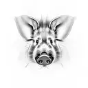 boars tattoo design idea