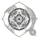 solitude, time, tattoo design idea