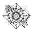 solitude, time, tattoo design idea