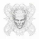 bipolar illness tattoo design idea