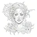 bipolar illness tattoo design idea