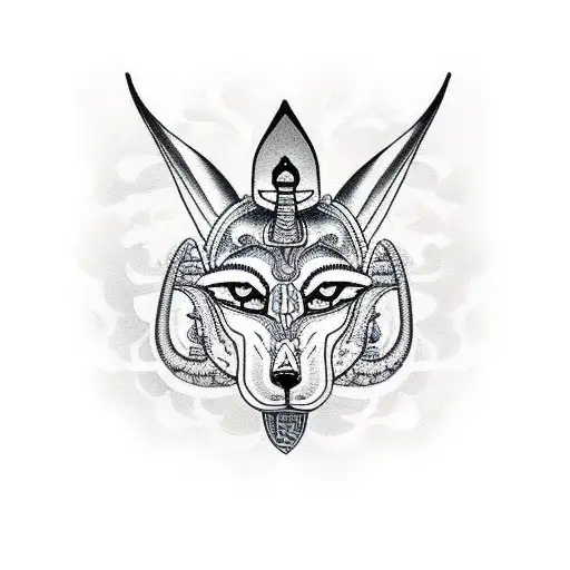 Anubis tattoo design idea