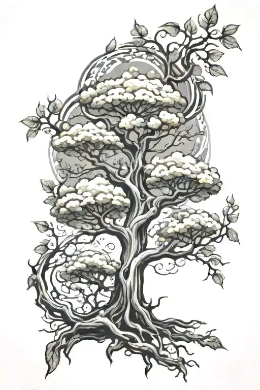 poision tree sleeve tattoo tattoo design idea