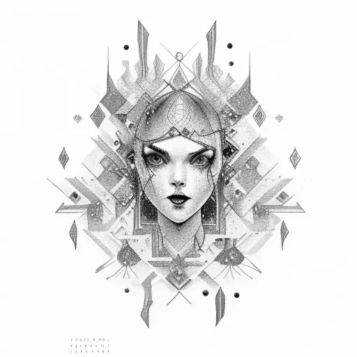 mirror, fig  tattoo design idea