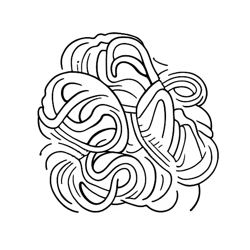 croissant tattoo design idea