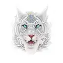 illuminated by God tattoo design idea