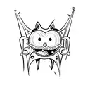 tooth  tattoo design idea