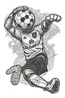 AZ alkmaar, 10, money, ambition, 2006, 31, sleeve, goalkeeper glove, tattoo design idea