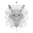 clarinete  tattoo design idea