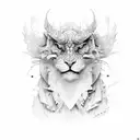 Marine tattoo design idea