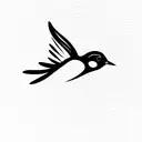 Swallow Bird tattoo design idea