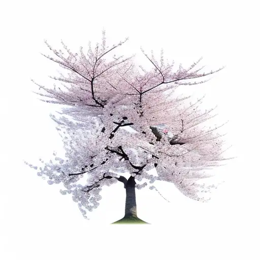 Cherry Blossom Tree tattoo design idea