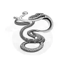 snake, skate, city tattoo design idea