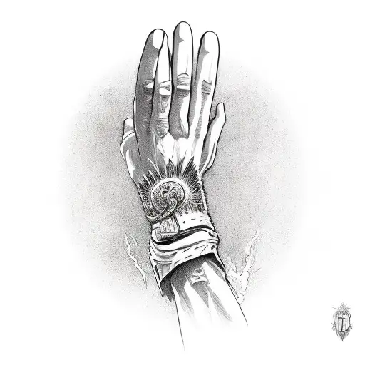 hand of aces "the devil can scrap but the lord has won" tattoo design idea