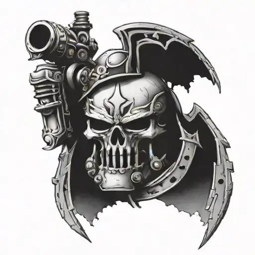 Warhammer 40k tattoo design idea