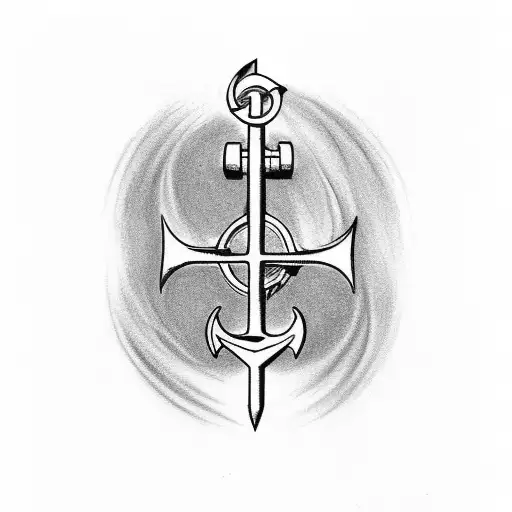 DRAW ME AND SHOW ME A PICTURE OF A HALF SLEEVE TATTO, THAT WILL INCORPORATE A US NAVY CHIEF ANCHOR, A COMPAS, A LIGHT HO tattoo design idea