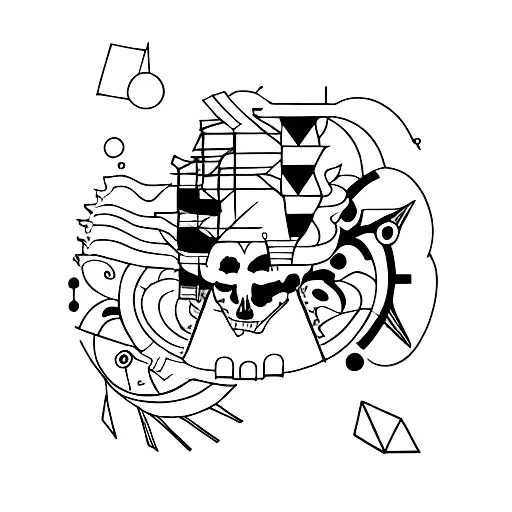 construction tattoo design idea