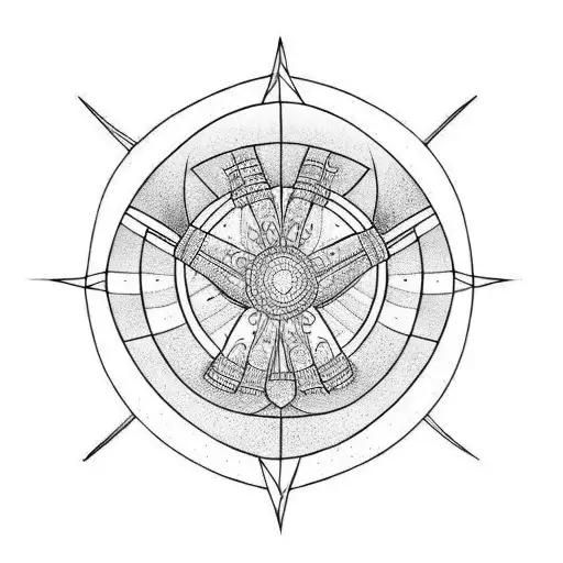 family of 5 tattoo design idea