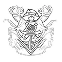 cruz celta tattoo design idea