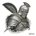 sparta warrior tattoo design idea