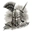 sparta warrior tattoo design idea