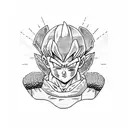dragonball z tattoo design idea