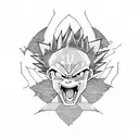 dragonball z tattoo design idea