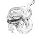 Sinister Snake tattoo design idea