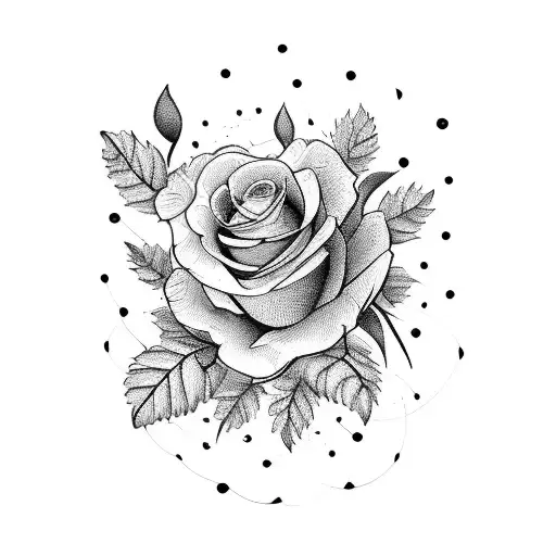 bouquet of flowers with september, march, april, and december  tattoo design idea