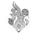 Emma and Melissa tattoo design idea