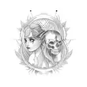 Emma and Melissa tattoo design idea