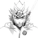 Naruto and Boruto tattoo design idea