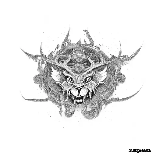 suminagashi  tattoo design idea