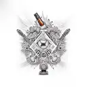 drugs tattoo design idea