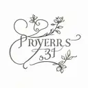 PROVERBS 31:3 tattoo design idea