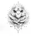 Sankta Barbara tattoo design idea