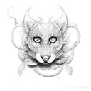 Sankta Barbara tattoo design idea