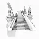 stairs to heaven  tattoo design idea