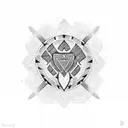 Zulu shield  tattoo design idea