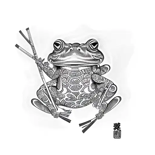 I love tattooing frogs! 🐸 #frog #japanesefrog #tattoo #japanese #art ... |  TikTok