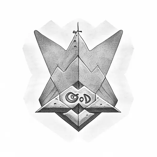 god is greater than highs and lows roman 8:38-39 tattoo design idea