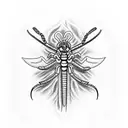 lycoris with scolopendra tattoo design idea