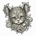 glass child tattoo design idea
