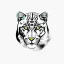 Panther tattoo design idea