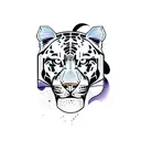 Panther tattoo design idea