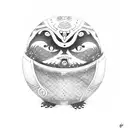 daruma tattoo design idea
