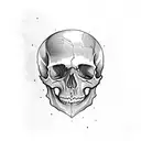 skull ups tattoo design idea